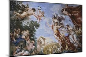 Venus, Planets Fresco Cycle-Pietro da Cortona-Mounted Giclee Print