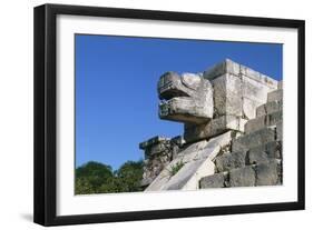 Venus Platform or Tomb of Chac-Mool, Chichen Itza-null-Framed Photographic Print