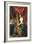 Venus Playing Harp, Allegory of Music-Giovanni Lanfranco-Framed Giclee Print