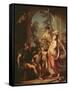 Venus Presenting Helen to Paris-Gavin Hamilton-Framed Stretched Canvas