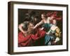 Venus Preventing Her Son Aeneas from Killing Helen of Troy, C.1650-Luca Ferrari-Framed Giclee Print