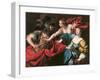 Venus Preventing Her Son Aeneas from Killing Helen of Troy, C.1650-Luca Ferrari-Framed Giclee Print