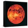 Venus, Radar Map-Digital Vision.-Framed Stretched Canvas