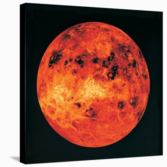 Venus, Radar Map-Digital Vision.-Stretched Canvas