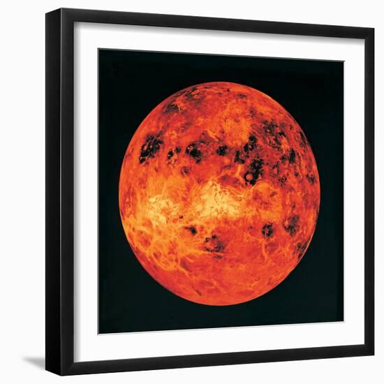 Venus, Radar Map-Digital Vision.-Framed Premium Photographic Print