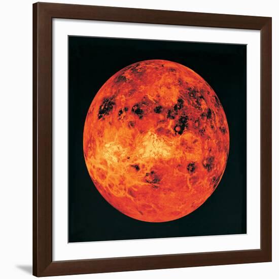 Venus, Radar Map-Digital Vision.-Framed Premium Photographic Print