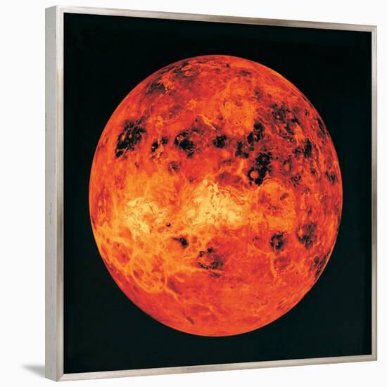 Venus, Radar Map-Digital Vision.-Framed Premium Photographic Print