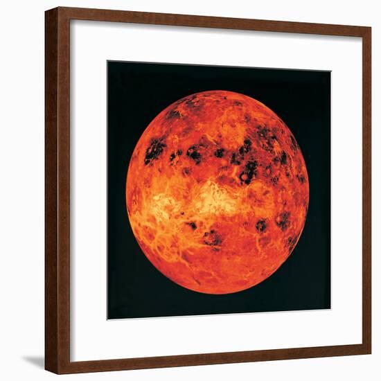 Venus, Radar Map-Digital Vision.-Framed Photographic Print