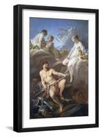 Venus Requesting Arms for Aeneas from Vulcan-Francois Boucher-Framed Giclee Print