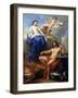 Venus Requesting Vulcan to Make Arms for Aeneas-Charles André van Loo-Framed Giclee Print