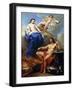 Venus Requesting Vulcan to Make Arms for Aeneas-Carle van Loo-Framed Giclee Print