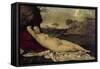 Venus Resting-Giorgione-Framed Stretched Canvas