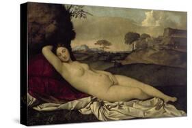 Venus Resting-Giorgione-Stretched Canvas