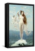 Venus Rising (The Star)-Jean Leon Gerome-Framed Stretched Canvas