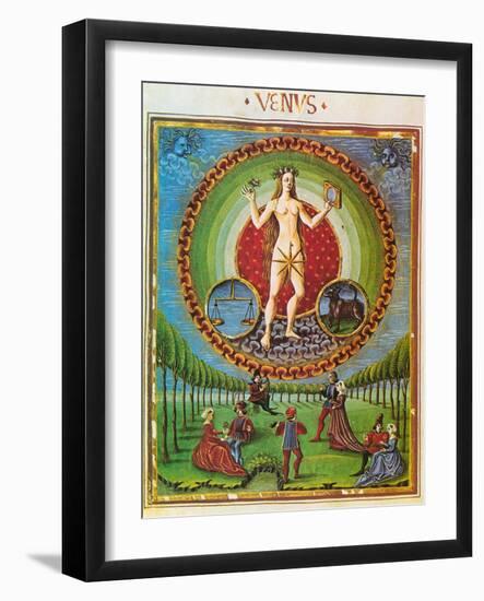 Venus, Ruler of Taurus and Libra-Science Source-Framed Giclee Print