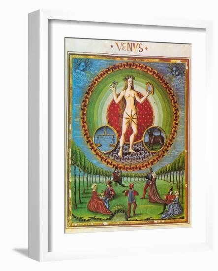 Venus, Ruler of Taurus and Libra-Science Source-Framed Giclee Print