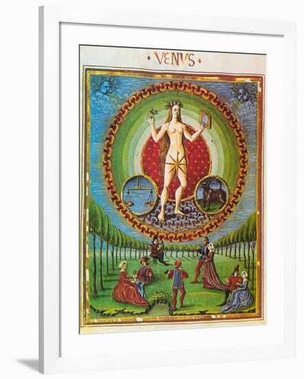 Venus, Ruler of Taurus and Libra-Science Source-Framed Giclee Print