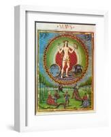 Venus, Ruler of Taurus and Libra-Science Source-Framed Giclee Print