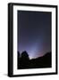 Venus Setting and a Bright Cone of Zodiacal Light Visible after Sunset-null-Framed Photographic Print