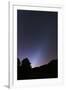 Venus Setting and a Bright Cone of Zodiacal Light Visible after Sunset-null-Framed Photographic Print