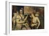 Venus und Amor-Titian (Tiziano Vecellio)-Framed Giclee Print