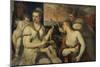 Venus und Amor-Titian (Tiziano Vecellio)-Mounted Giclee Print