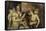Venus und Amor-Titian (Tiziano Vecellio)-Framed Stretched Canvas