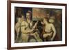 Venus und Amor-Titian (Tiziano Vecellio)-Framed Giclee Print