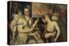 Venus und Amor-Titian (Tiziano Vecellio)-Stretched Canvas