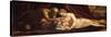 Venus, Vulcan and Cupid-Jacopo Tintoretto-Stretched Canvas