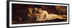 Venus, Vulcan and Cupid-Jacopo Tintoretto-Framed Giclee Print