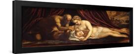 Venus, Vulcan and Cupid-Jacopo Tintoretto-Framed Giclee Print