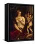 Venus with a Mirror, 1560-Titian (Tiziano Vecelli)-Framed Stretched Canvas