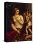 Venus with a Mirror, 1560-Titian (Tiziano Vecelli)-Stretched Canvas