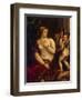 Venus with a Mirror, 1560-Titian (Tiziano Vecelli)-Framed Giclee Print