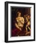Venus with a Mirror, 1560-Titian (Tiziano Vecelli)-Framed Giclee Print