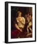 Venus with a Mirror, 1560-Titian (Tiziano Vecelli)-Framed Giclee Print