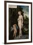 Venus with Cupid Stealing Honey, 1530-Lucas Cranach the Elder-Framed Premium Giclee Print