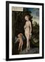 Venus with Cupid Stealing Honey, 1530-Lucas Cranach the Elder-Framed Premium Giclee Print