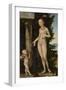 Venus with Cupid the Honey Thief, 1534 by Lucas the Elder Cranach-Lucas the Elder Cranach-Framed Giclee Print