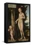 Venus with Cupid the Honey Thief, 1534 by Lucas the Elder Cranach-Lucas the Elder Cranach-Framed Stretched Canvas