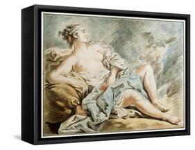 Venus with Doves, 18th Century-Louis Marin Bonnet-Framed Stretched Canvas
