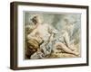 Venus with Doves, 18th Century-Louis Marin Bonnet-Framed Giclee Print