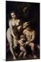 Venus with Mercury and Cupid ('The School of Love), C1525-Correggio-Mounted Giclee Print