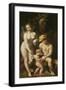 Venus with Mercury and Cupid ("The School of Love"), circa 1525-Correggio-Framed Premium Giclee Print