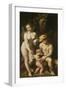 Venus with Mercury and Cupid ("The School of Love"), circa 1525-Correggio-Framed Premium Giclee Print