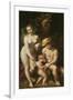 Venus with Mercury and Cupid ("The School of Love"), circa 1525-Correggio-Framed Giclee Print