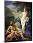 Venus with Mercury and Cupid-Louis Michel Van Loo-Mounted Giclee Print
