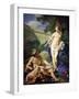 Venus with Mercury and Cupid-Louis Michel Van Loo-Framed Giclee Print