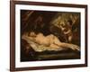 Venus with Putti, Attributed to Pietro Liberi, 1780-1799-Pietro Liberi-Framed Art Print